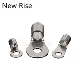 100PCS RNB1.25-4 NON-INSULATED RING TERMINAL CONNECTOR UNINSULATED Copper Terminals Cable Lug Wire Connector