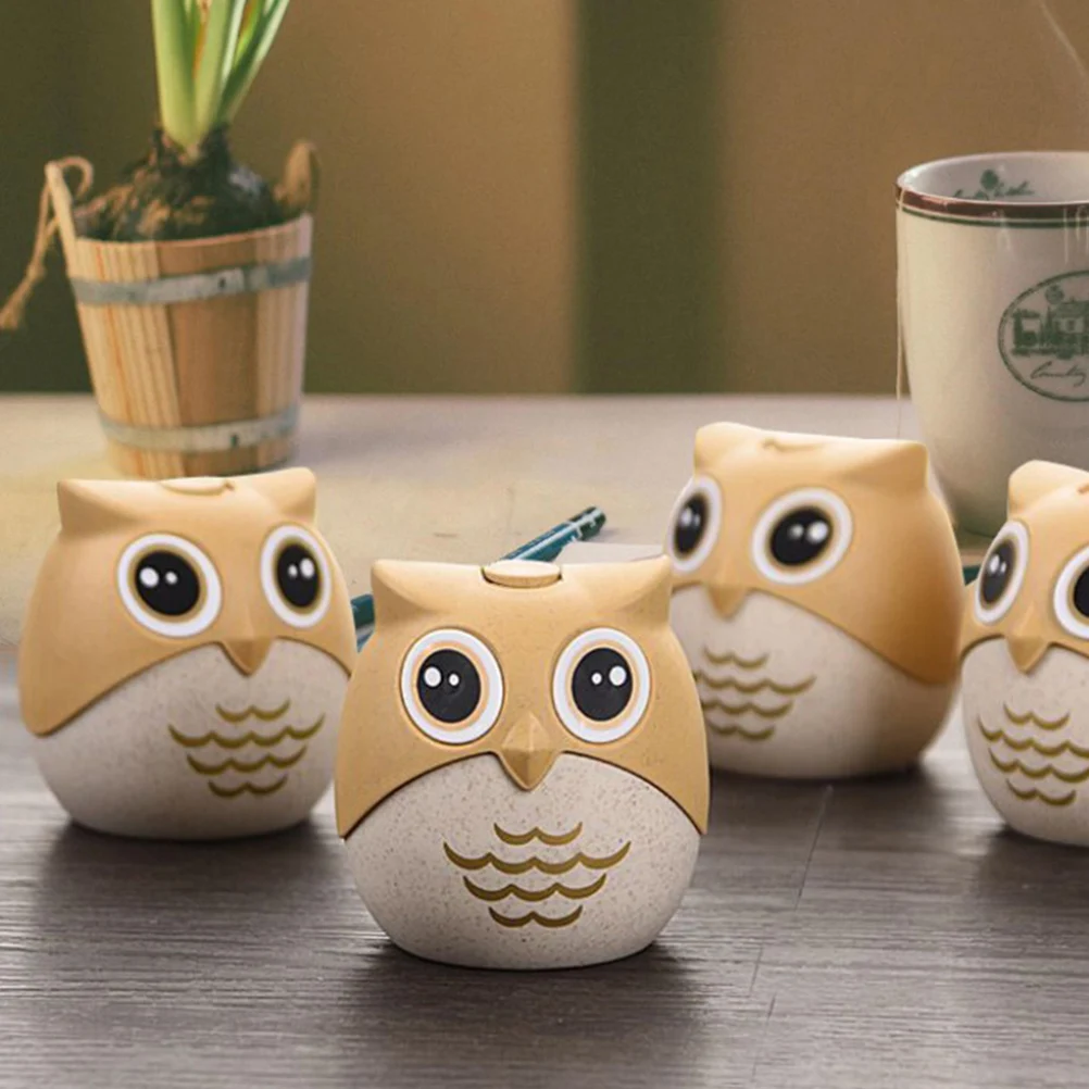 

2Pcs Cartoon Owl Toothpick Dispenser Creative Eco Friendly Toothpick Box for Home Room Decoration Practical Use