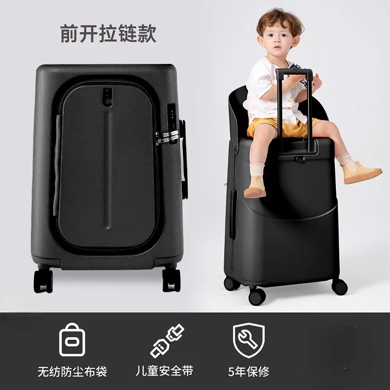 Parent-Child Baby Mom Luggage Children\'s Seat Baby Stroller Riding Baby with Suitcase Boarding Machine