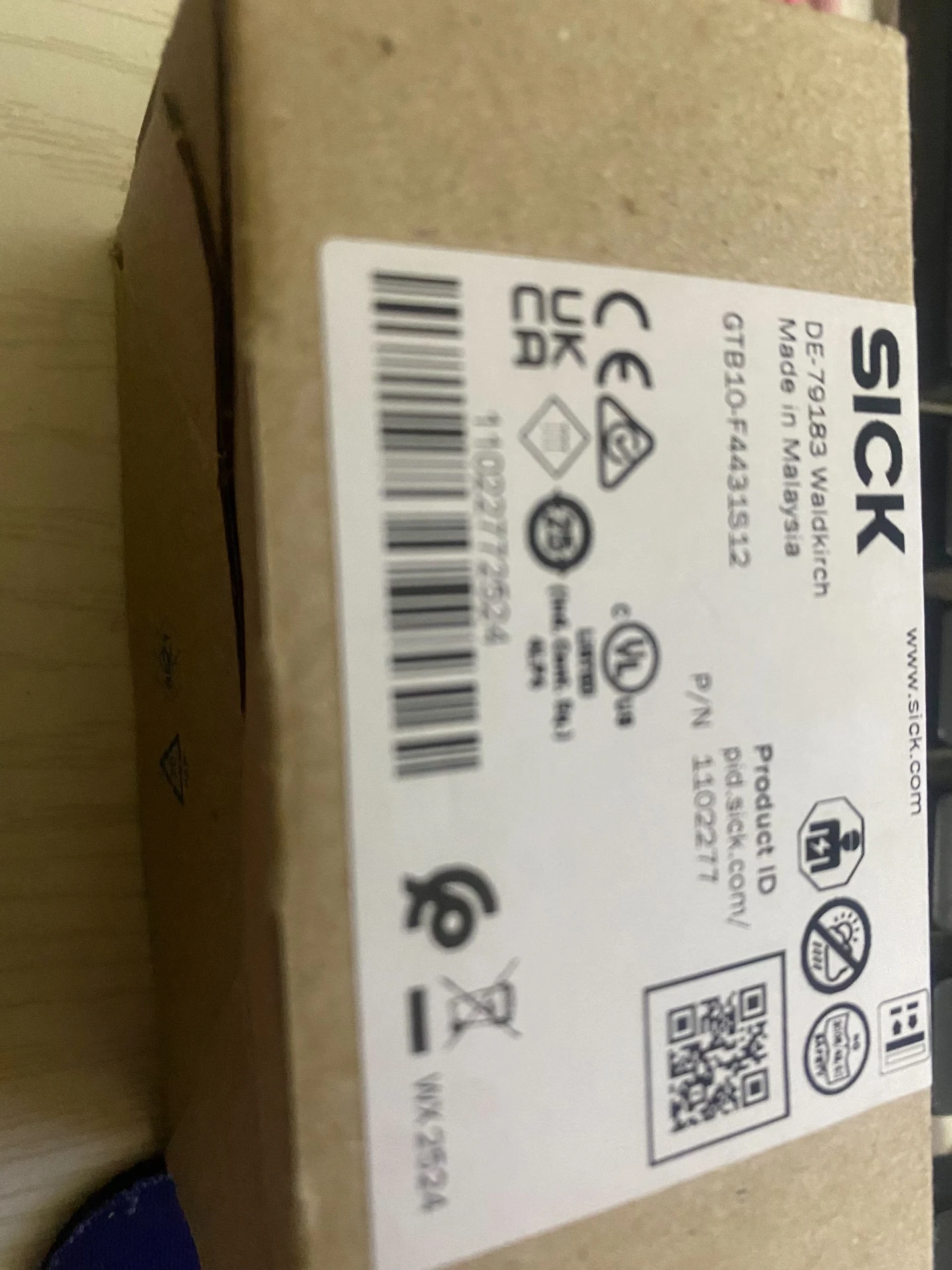 SICK photoelectric sensor GTB10-F4431S12in stock