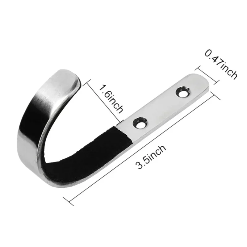 2 Stuks Wandmontage Gun Rack Rvs Haken Rifle Shotgun Voor AK47 AR15 M4 M16 Opbergrek Tactische Jacht accessoires