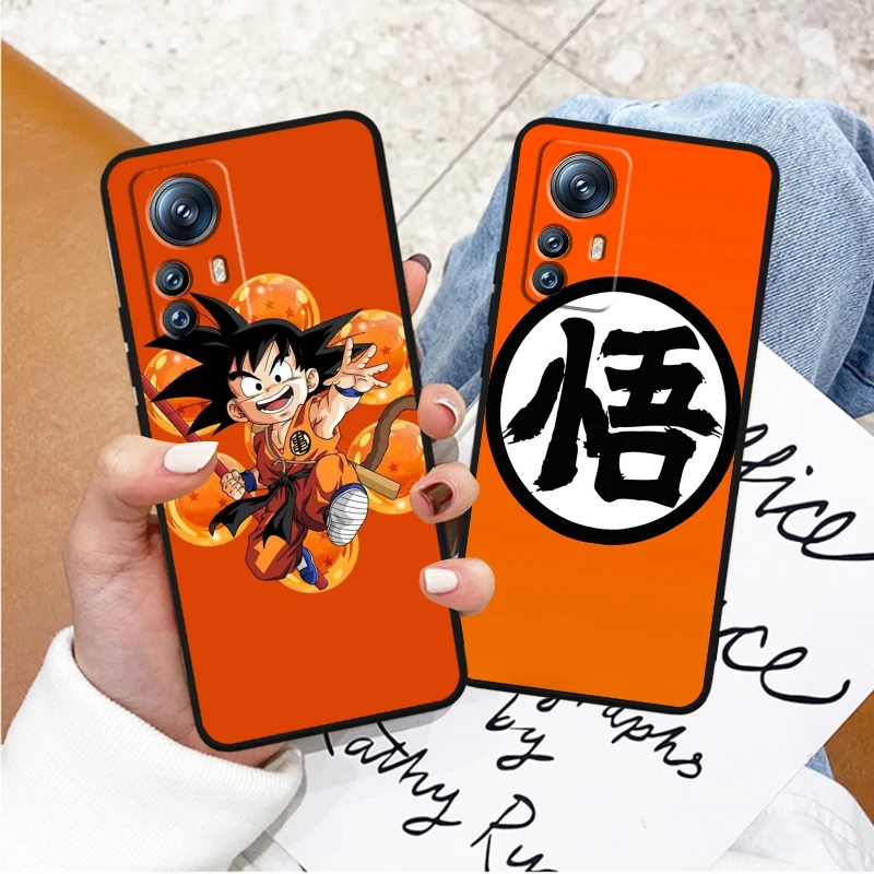 Anime D-Dragon Balls Black Soft Cover Phone Case For Xiaomi Mi 13 12T 12 11T 11i 11 A3 10T 10 CC9E Pro Lite Ultra 5G