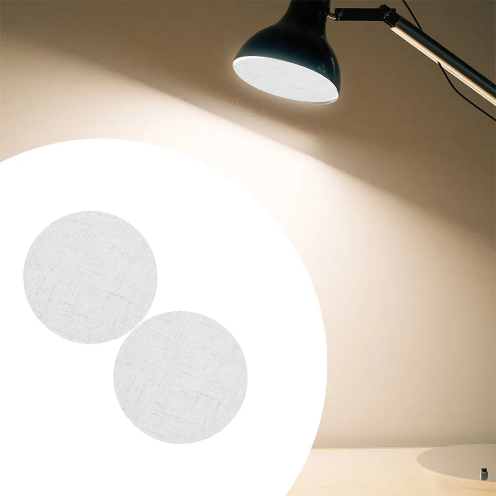 

4 шт. диффузор абажура антибликовый барабан абажур центральный круглый диффузор мягкое освещение потолочный светодиодный светильник