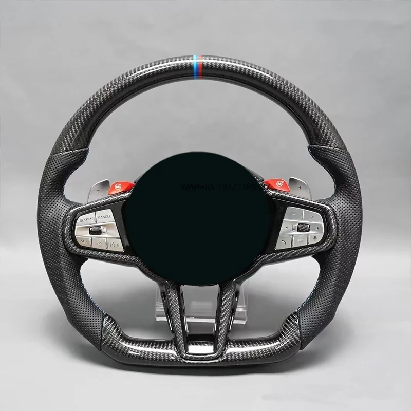 

Racing Spare Parts Carbon Fiber Steering Wheel Gaming Steering Wheel Pedals Racing Steering Wheel for X1