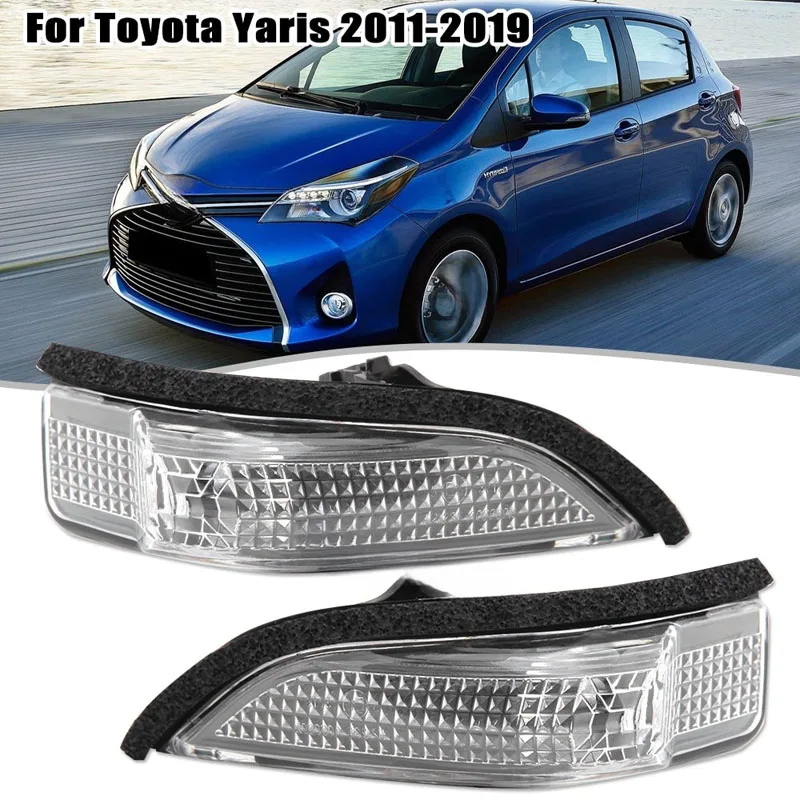 Left Right Car Wing Mirror Indicator Light Lens For Toyota Yaris XP130 2011 2012 2013 2014 2015 2016 2017 2018 2019