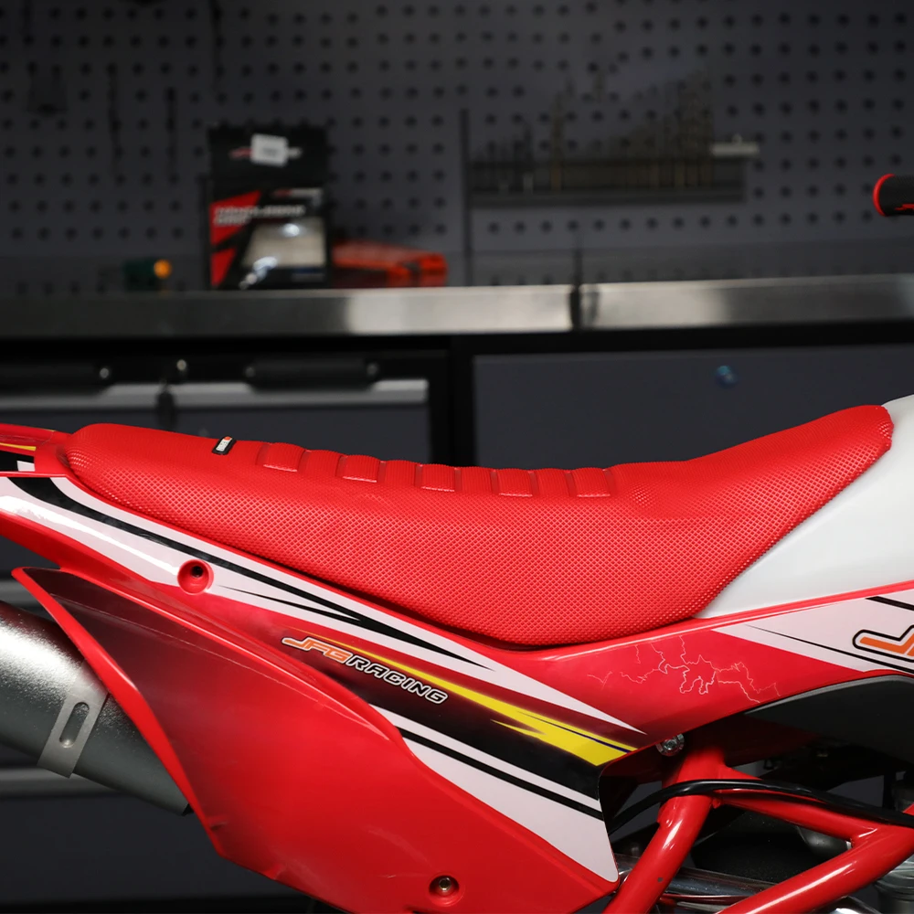 Motorradzubehör Sitzkissen PVC-Sitzbezug für Honda CR CRF CRM SL 125 150 230 250 450 480 500 50 80 85 1000 Rutschfest Wasserdicht – Detail 5