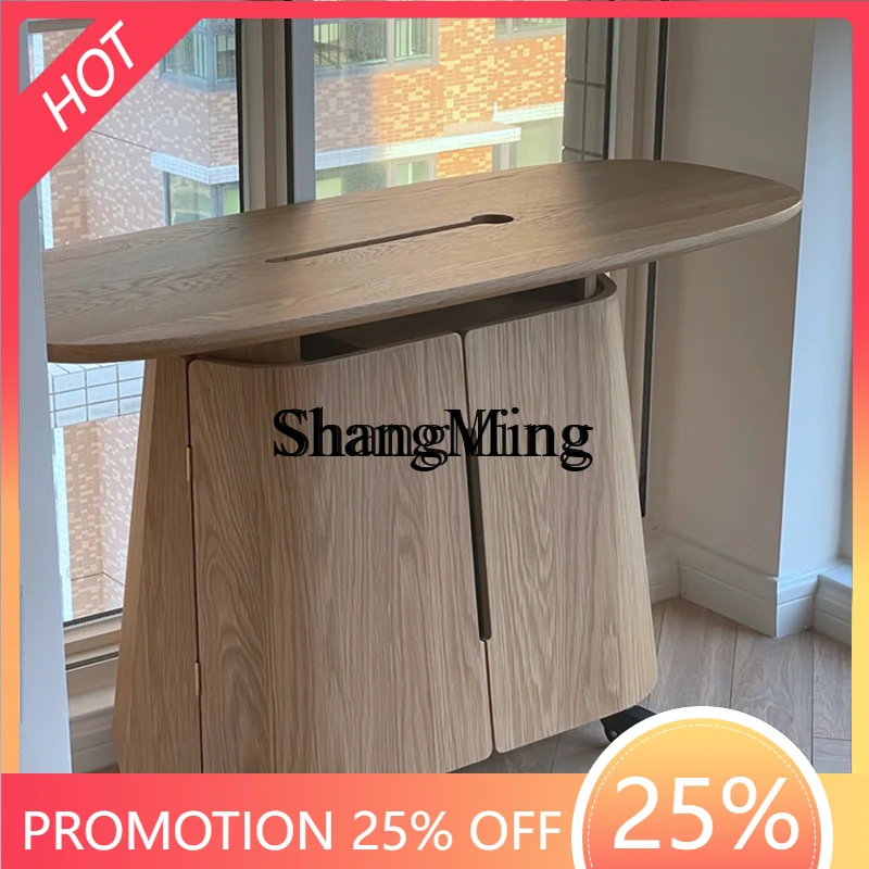 

SM household solid wood small apartment household tea table removable simple modern tea table