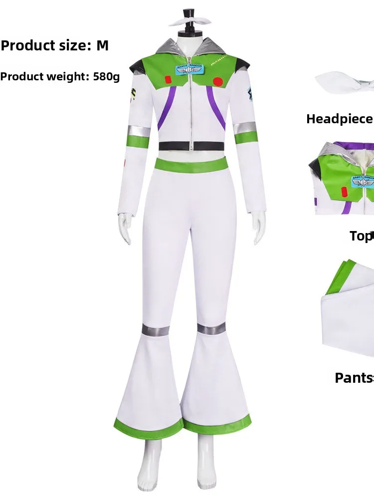 レディースフィットボディスーツ ローラインコスプレスーツ 親子お揃い ローウエスト9点セットパンツ ストリートスリーブボディスーツ