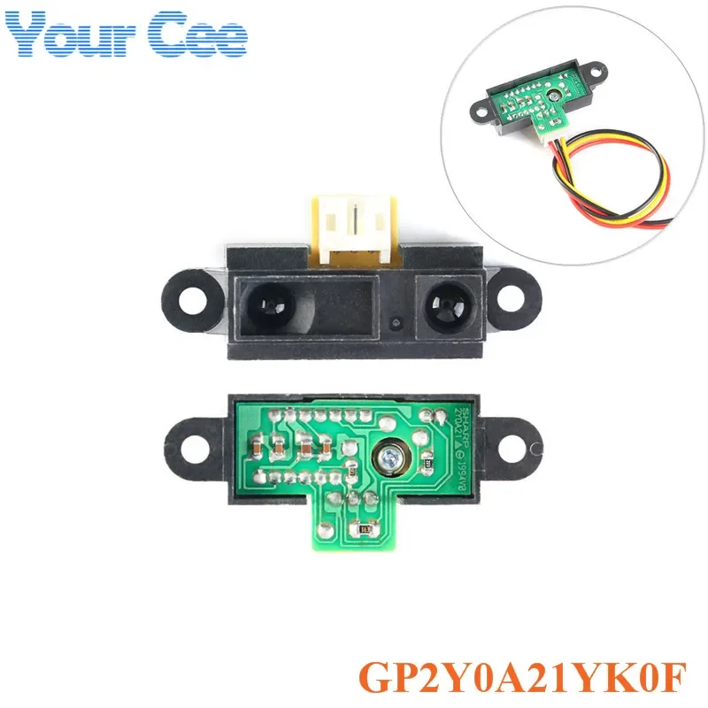 GP2Y0A21YK0F IR Infrared Proximity Distance Sensor IR Analog10-80cm with Cable 4.5-5.5V