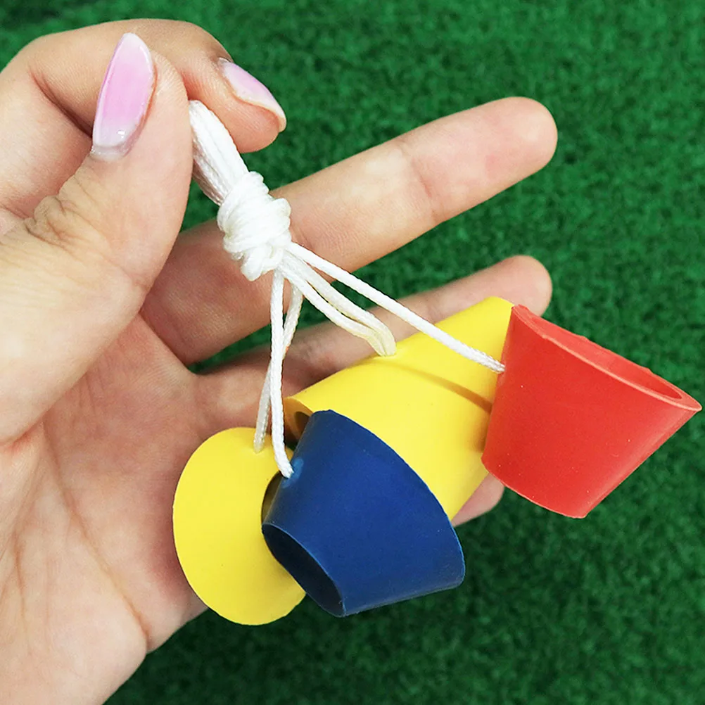 

5 Sets Rubber Golf Tees Durable Ball Base For Practice Replaceable Supplies Winter Training Equipment Golfs