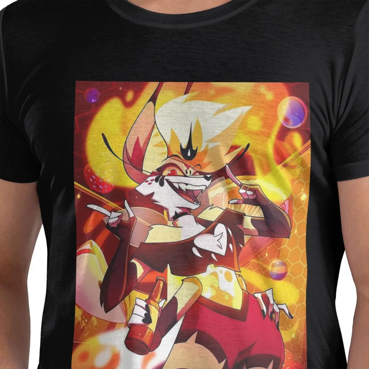 

Helluva Boss Beelzebub 1 100% Cotton T-Shirt Men's Funny T Shirts Men O-Neck Short Sleeve S-6XL