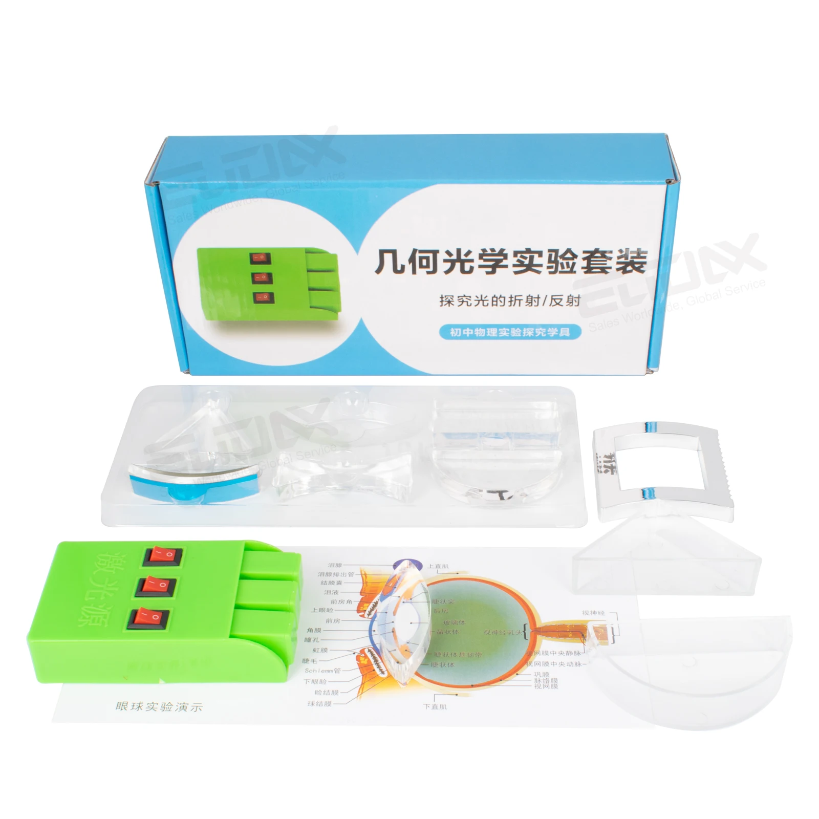 Geometric Optics Experimental Set Lens Imaging Equipment Light Reflection Refraction Educational Physics Optical Experiment