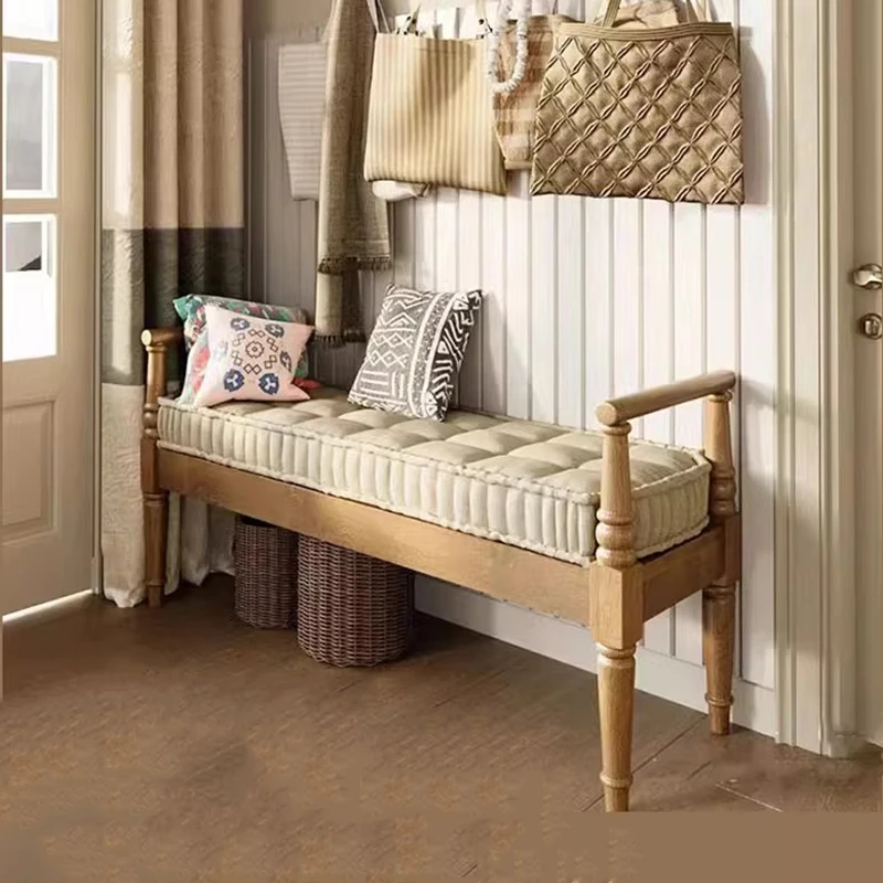 خشبية الحديثة خطوة البراز مقعد مقعد الجمالية صالون الغرور كرسي مصمم لهجة القدم البراز صالة تابوريت صالون الأثاث