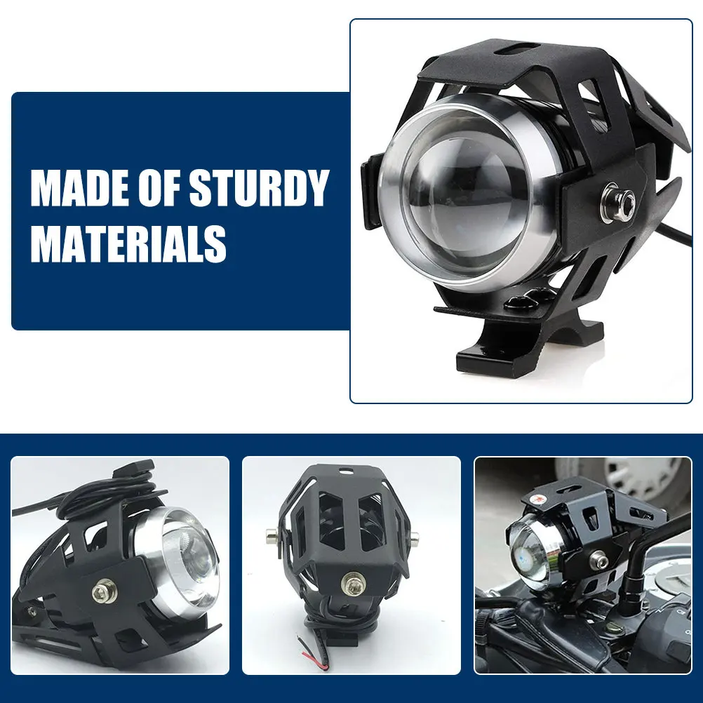 Picture 6: Motorbike Spotlight Spotlights Lighting Head Lamp for Headlight Motorcycle Auxiliary Driving Headlights Additional