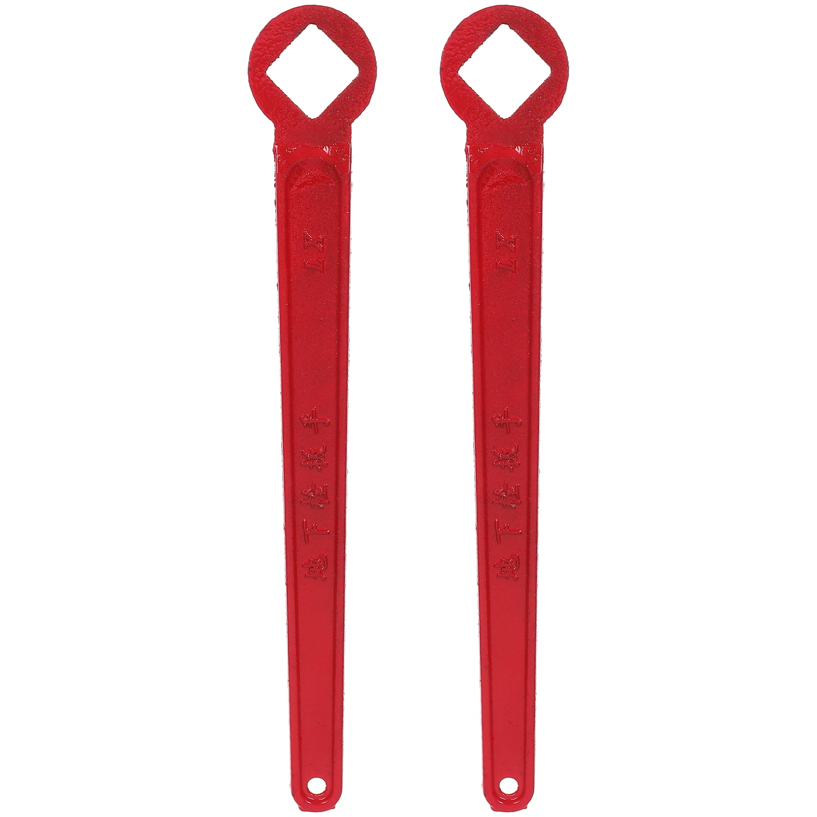 

2pcs Fire Hydrant Wrench Thickened Cast Steel Portable Sprinkler Emergency Tools Metal Spanner Durable Reliable Outdoor Use