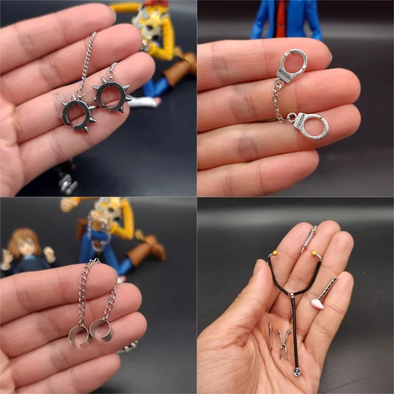 Figurines d'action à l'échelle 1/12 de haute qualité, accessoires de scène corporelle, menottes, modèle de manchettes de pied pour modèle de figurine d'action de 6 pouces