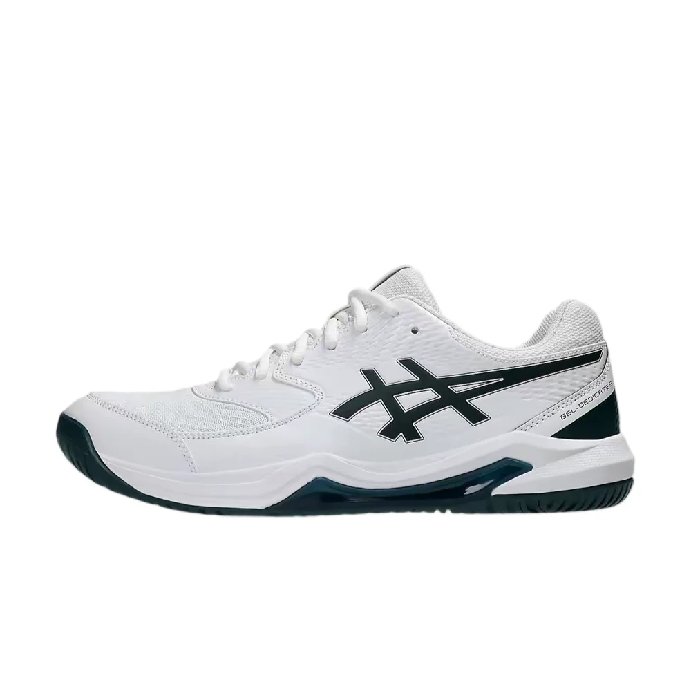 ASICS Gel-Dedicate 8 Men's White Low-Top Running Shoes – Cushioned Non-Slip Sole,Breathable Durable Comfort & Style 1041A408-104