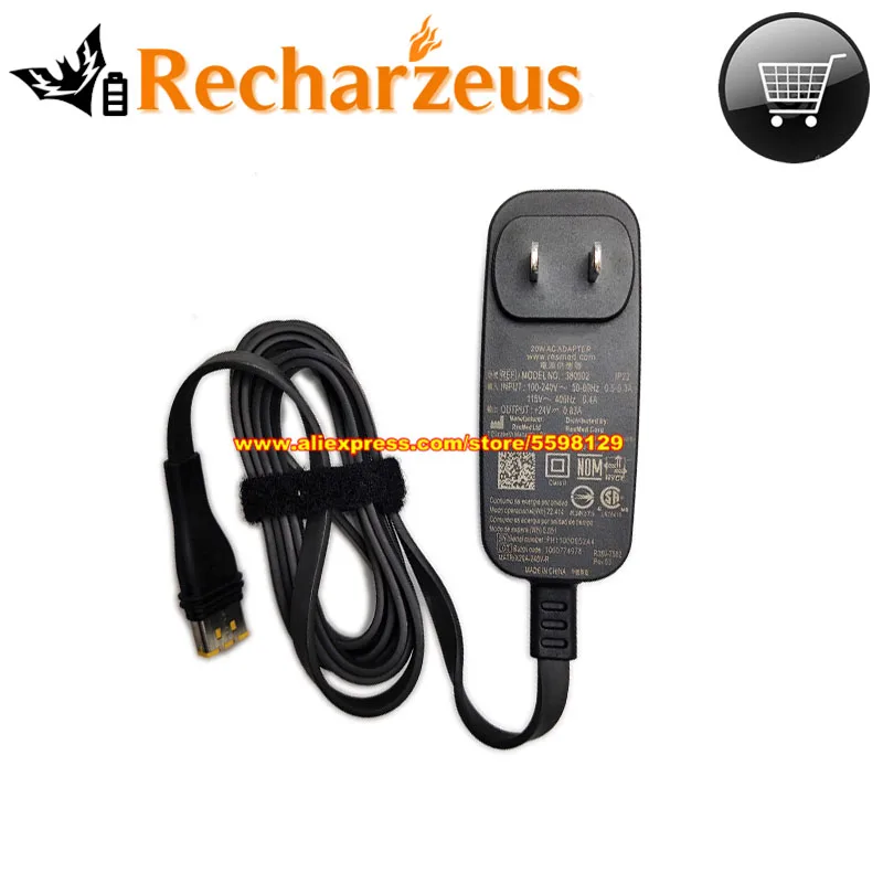 Imagem -02 - Carregador Genuíno para Airmini Curso Cpap Fonte de Alimentação da Máquina Resmed 380002 ac Adaptador 380008 24v 0.83a 20w Ip22