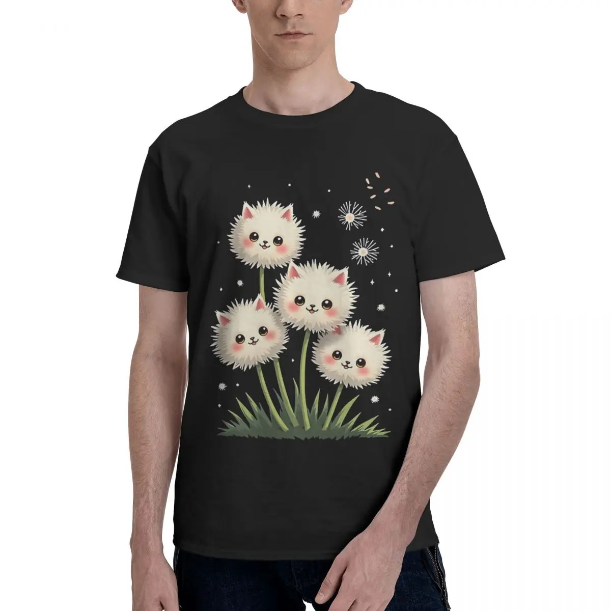 Cute Cat Flower Gar… - image