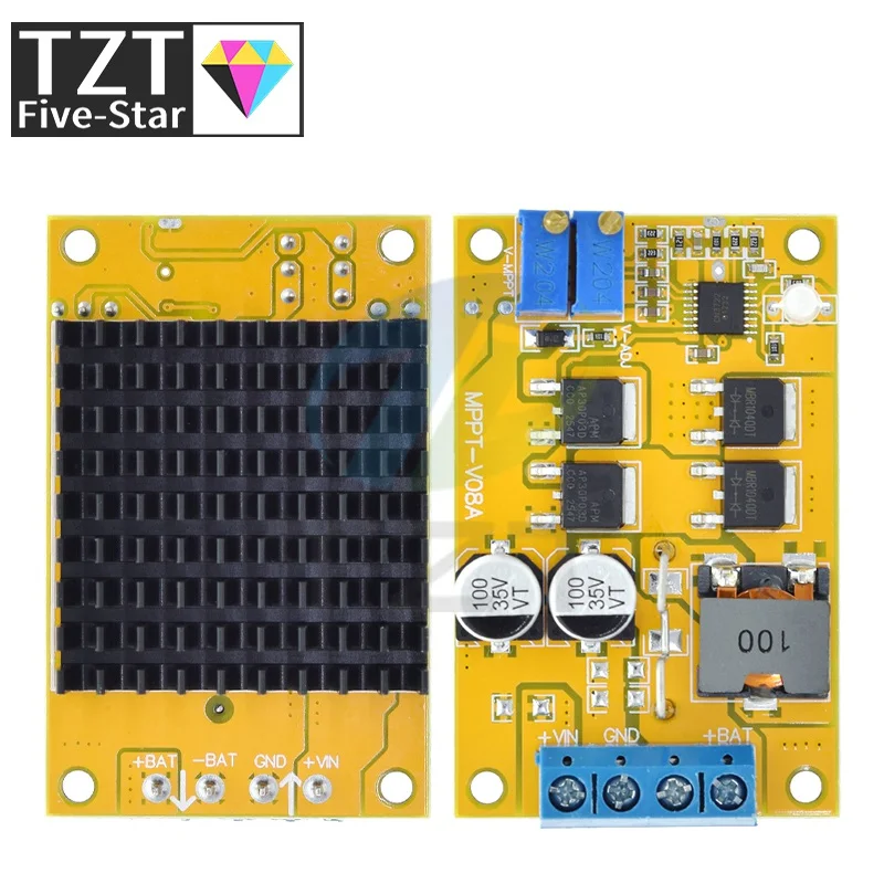 TZT 5A MPPT Solar Panel Regler Controller Solar Lade Control Panel Batterie Lade 9V 12V 24V Auto schalter