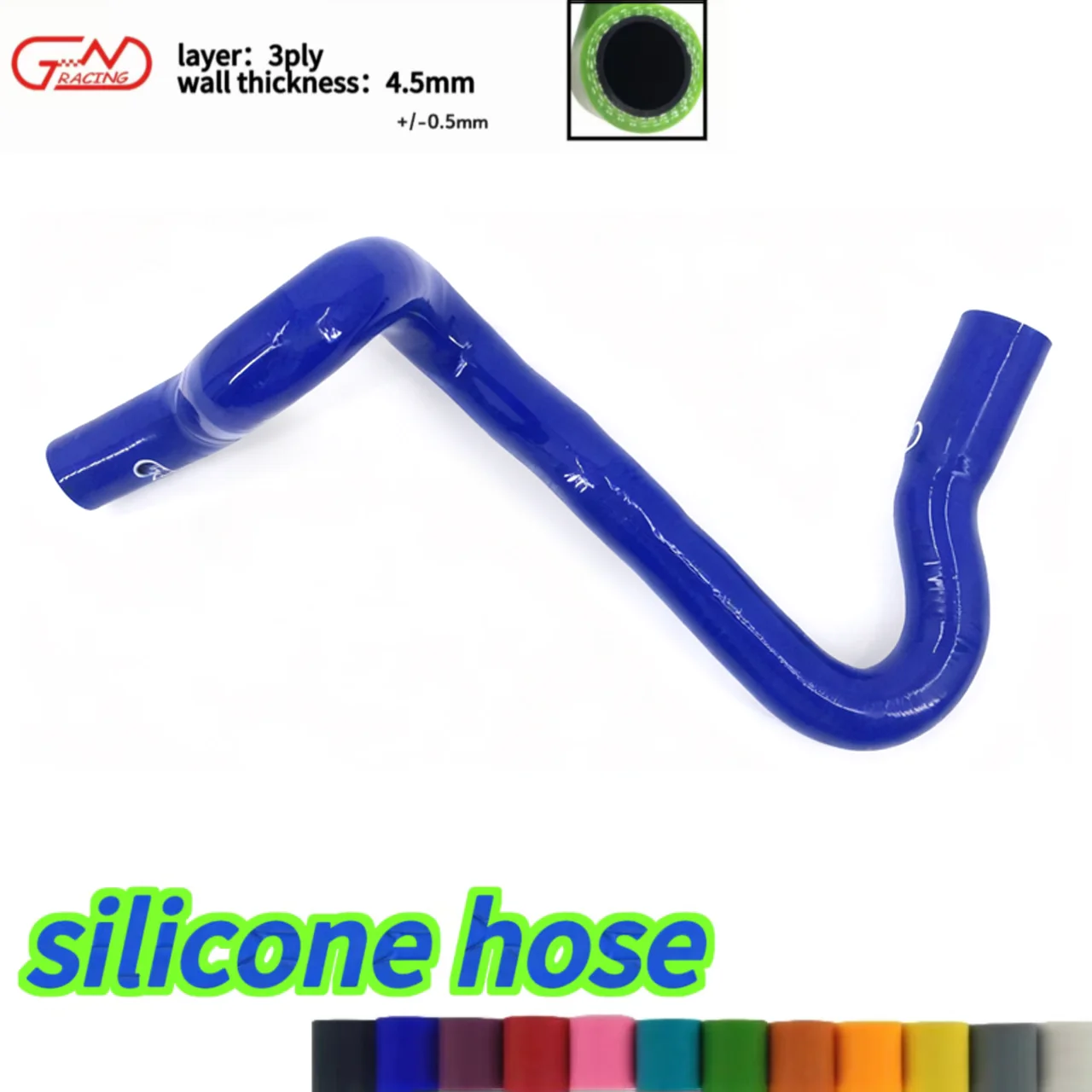 

JN RACIING Silicone Air Boost intercooler turbo induction for Audi A4 B6 B5 1.8L VAG