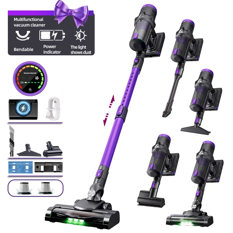 Wireless vacuum cleaner household large suction 50000Pa all-in-one machine