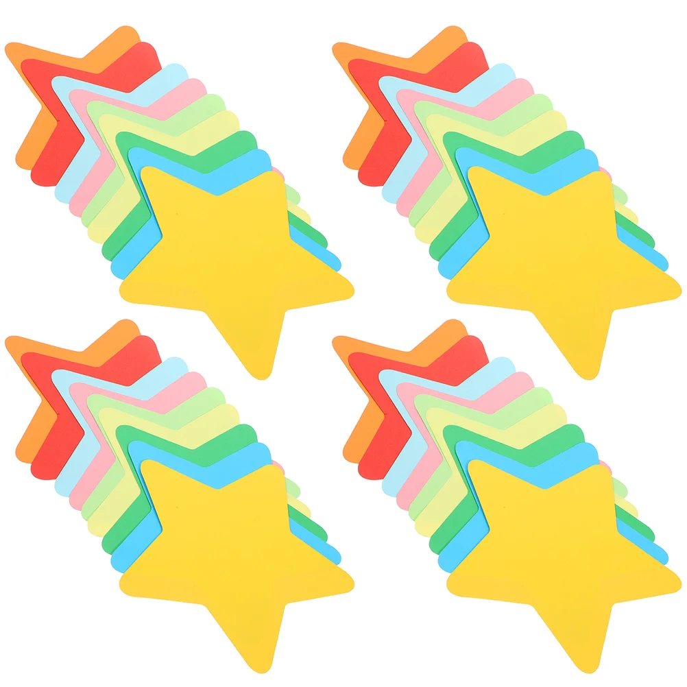 

180pcs Colorful Paper Stars Decoration Adorable Star Shaped Wall Cutouts Creative DIY Room Nursery Bedroom Study Living