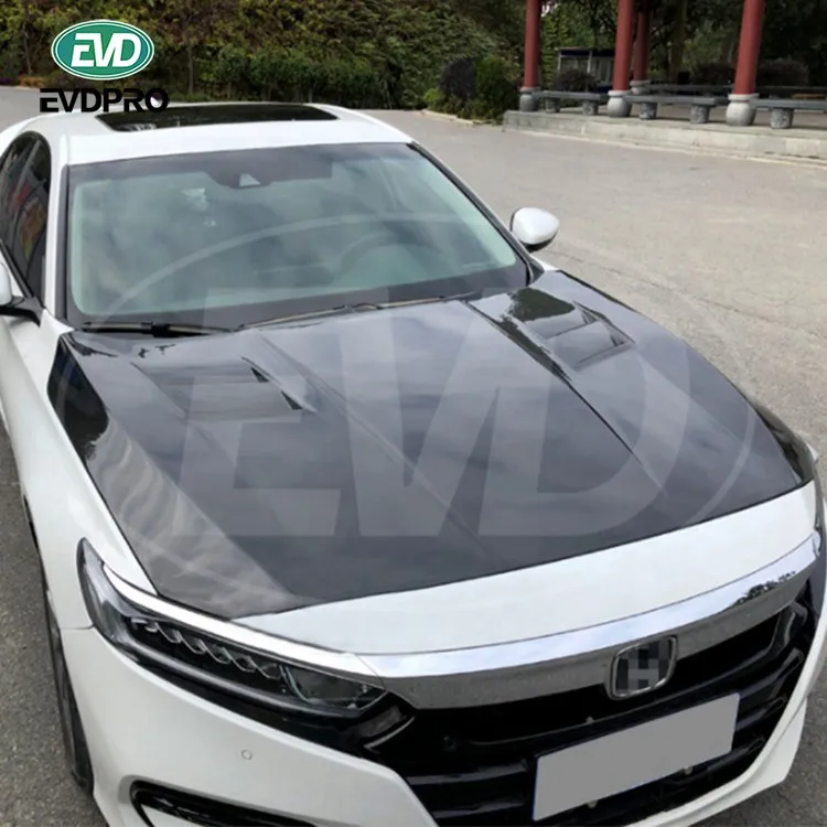 

For Honda Civic X 2016-2019 TR Style Carbon Fiber Hood