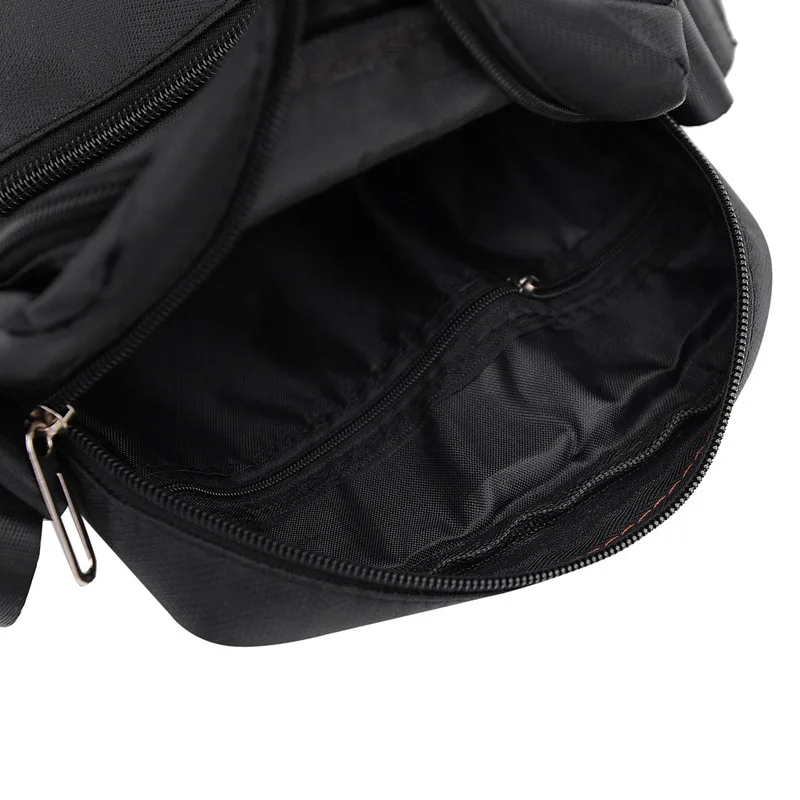 Sacs à bandoulière imperméables pour hommes, sacs initiés en nylon pour hommes, sac messager pour garçon, sacs à main pour voyage, grande sacoche décontractée, sacs gris