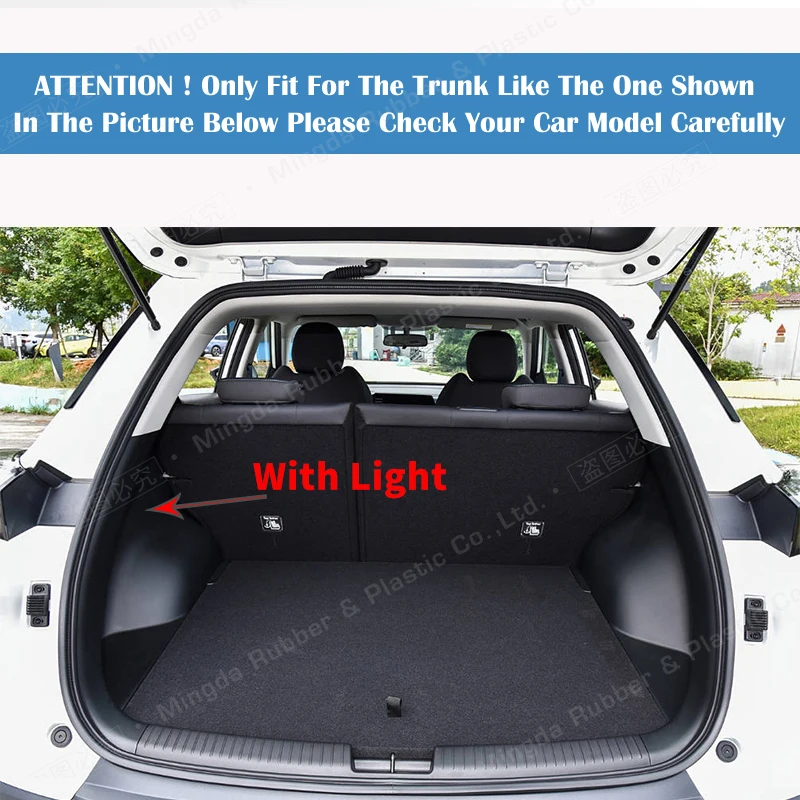 Auto Full Coverage Trunk Mat For GAC GS3 2023-2024 Anti-Dirty Car Boot Cover Pad Cargo Liner Interior Protector Accessories