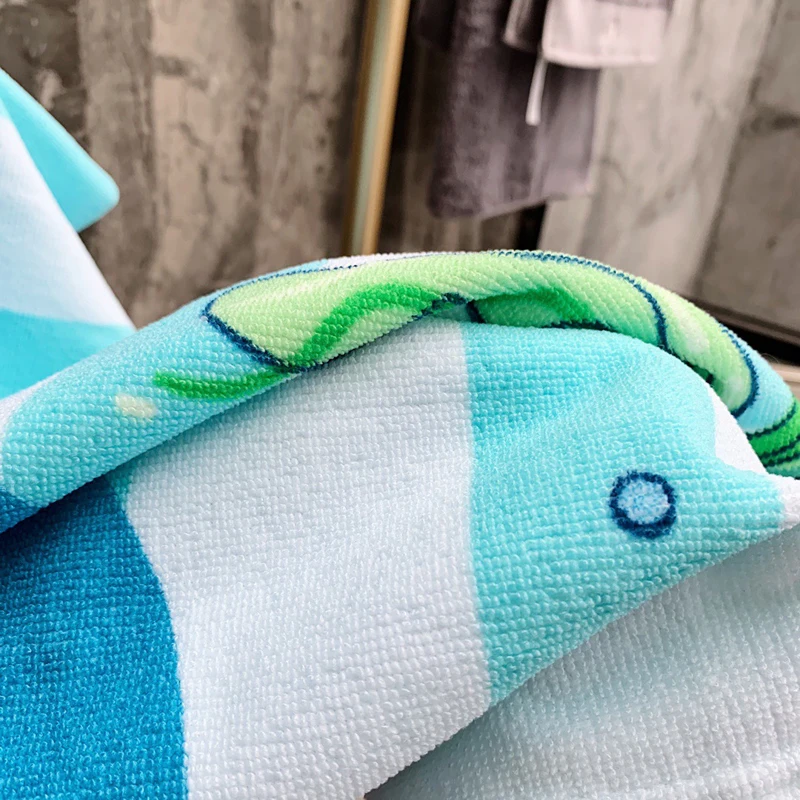 60X120cm السباحة منشفة طفل مقنعين المعطف شاطئ منشفة استحمام القرش نمط سريعة الجافة الاستحمام كيب البشكير الطفل فوط سباحة