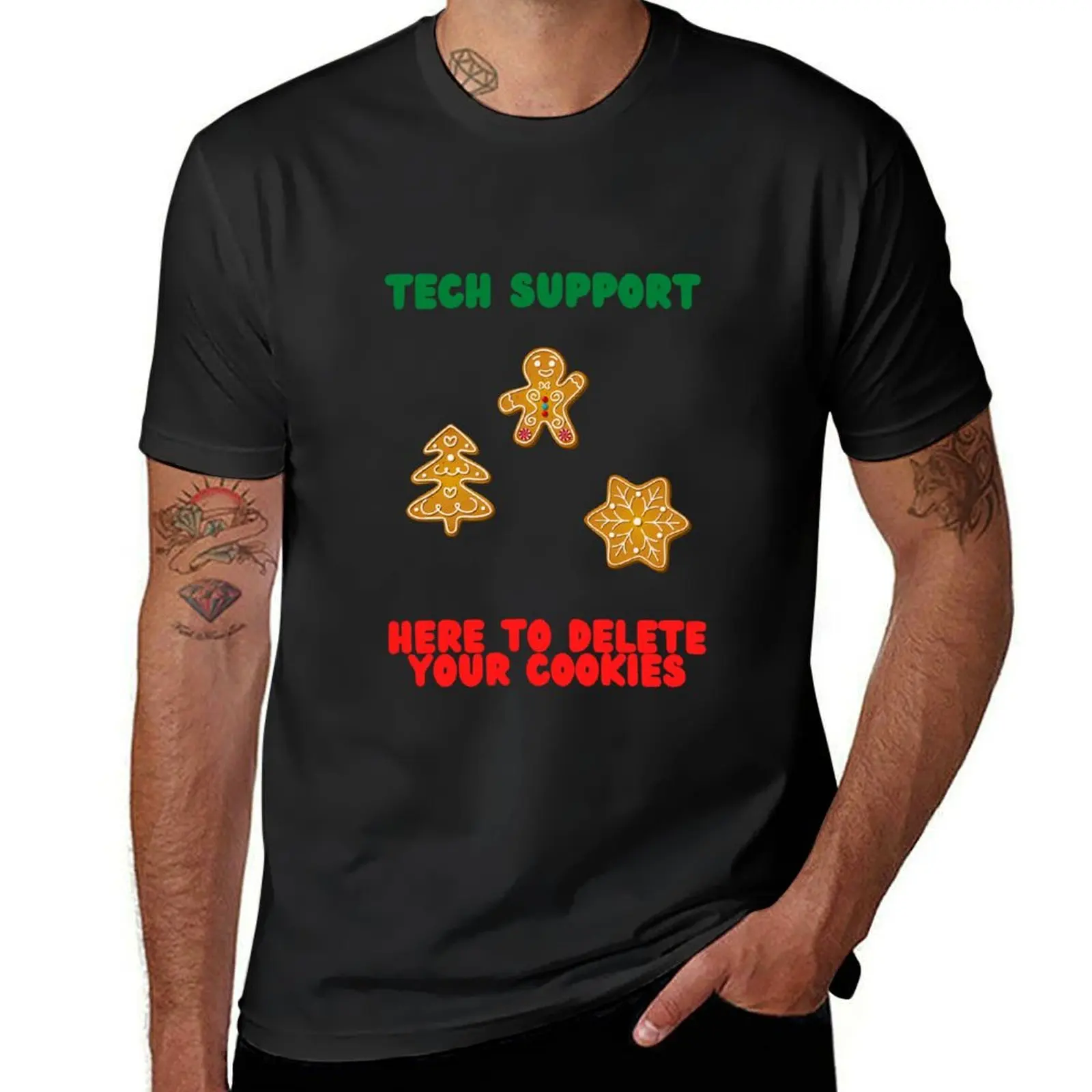 

Tech Support Christmas, Willow Days T-Shirt boys animal print quick-drying heavyweights heavyweight t shirts for men