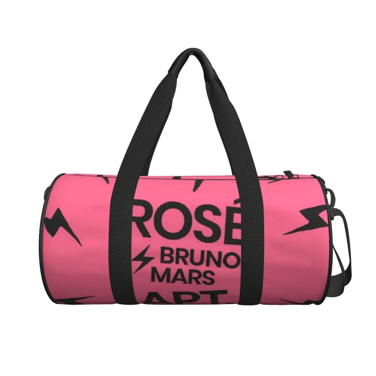 APT R-Rose-Bruno Mars Round Large Capacity Travel Duffel Bag, Handheld travel bag, lightweight storage luggage bag