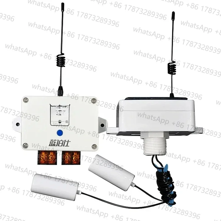 

Wireless Water Level Controller Remote ControlTower Pool Pump Float Ball Automatic Pumping Switch