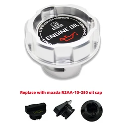 Aluminum ENGINE Oil Cap for MAZDASPEED MAZDA 2,3,5,6 MAZDA6 WAGON MIATA MX-5 CX-3 CX-5 ATENZA Axela Car Accessories JDM Style