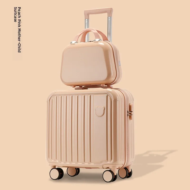 

Small Carry-On Suitcase 8 Inch Lightweight Portable Lage with Password Lo for Air Travel No Cheed Baggage Fees