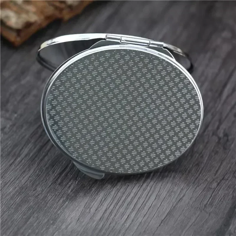 Mini Makeup Mirror Portable Pocket Round Square Heart Makeup Mirror Double-Sided Folding Cosmetic Mirror Female Gifts