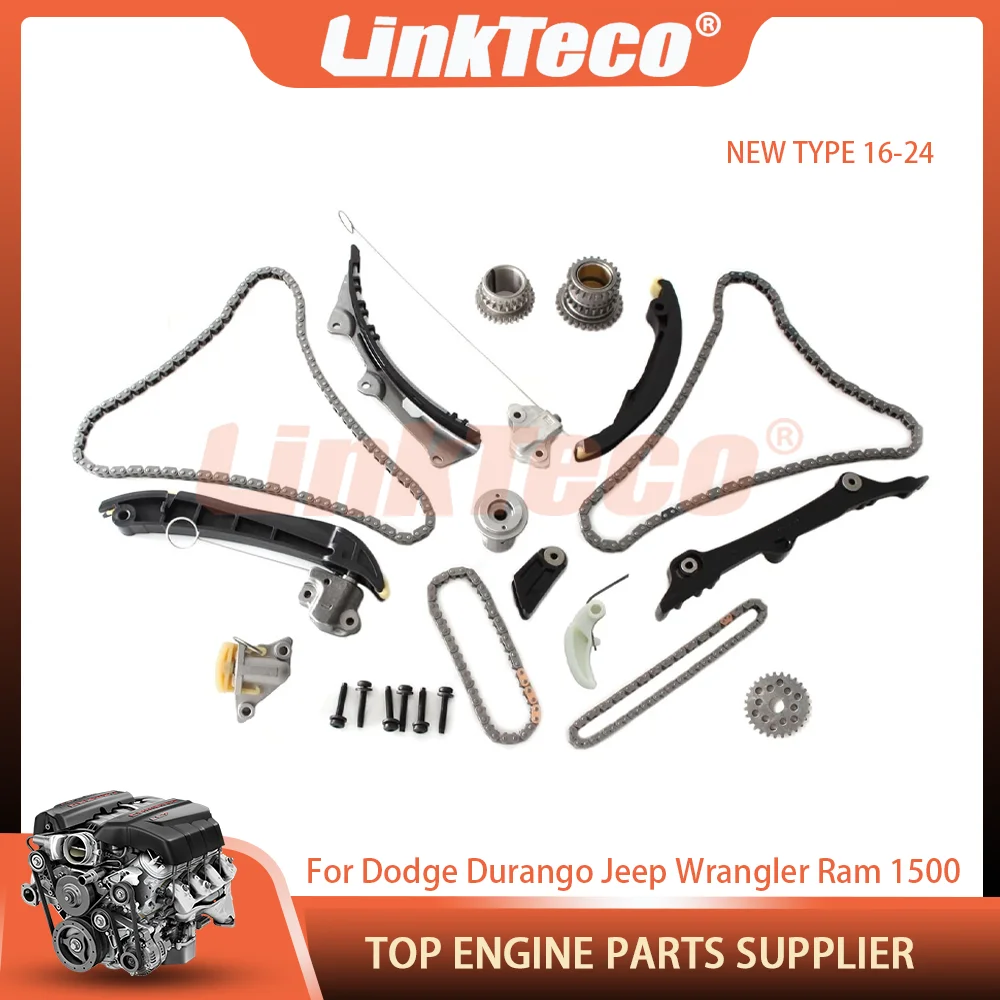 

Engine Parts Timing Chain Kit Fit 3.6 L V6 GAS ERC For Chrysler Pacifica Dodge Durango Jeep Grand Cherokee Ram 1500 3.6L 16-24