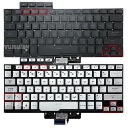 US Keyboard for ASUS ROG Zephyrus G14 GA401 2021 GA401I GA401QC GA401QE GA401QH GA401QM GA401IHR GA401IV GA401U GA401M GA401QM
