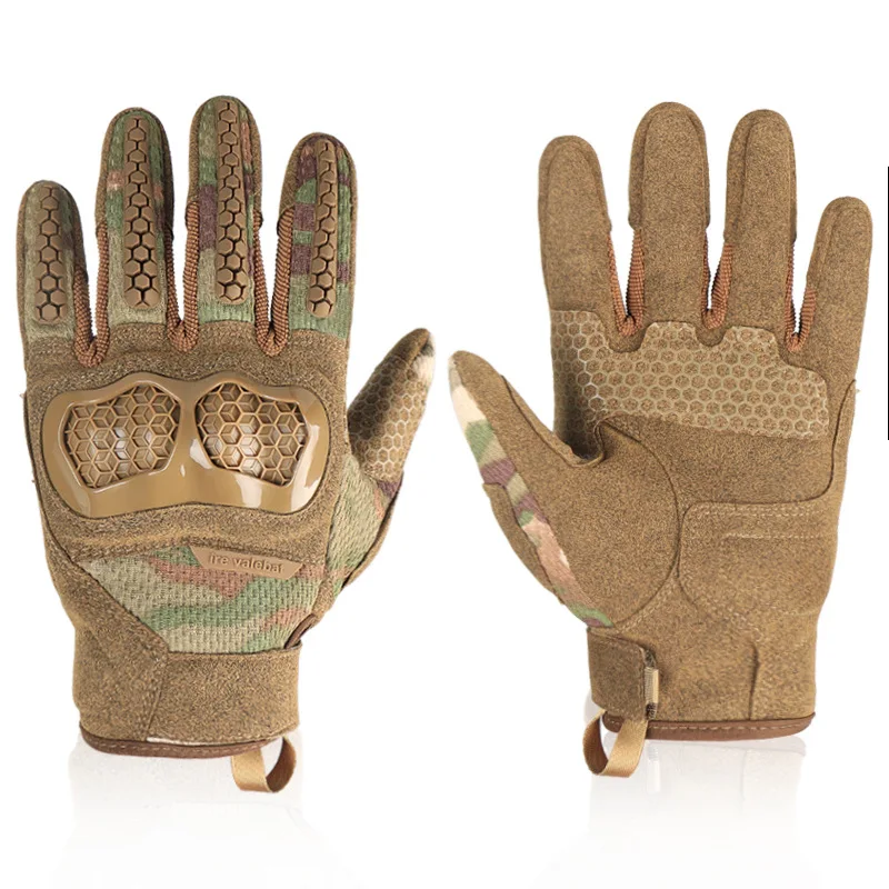 

Full Finger Tactical Gloves Combat Hunting Hard Shell Protective Anti-skid Wear-resistant Gloear-resistant Touch Screen Gloves