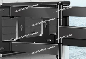 

Телескопическое поворотное настенное крепление для телевизоров 80/85/98/100/120 дюймов, встраиваемый настенный кронштейн, держатель для больших экранов