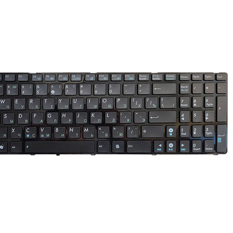 Russische tastatur FÜR ASUS X53 X54H k53 A53 N53 N60 N61 N71 N73S N73J P52F P53S X53S A52J X55V X54HR x54C RU Mit schwarz grenze