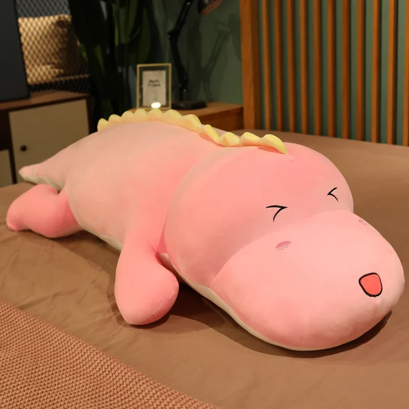 Neue Huggable Große Lange Nette Dinosaurier Plüsch Spielzeug Weiche Cartoon Tier Krokodil Gefüllte Puppe Freund Kissen Kind Mädchen Geburtstag Geschenk – Detail 12