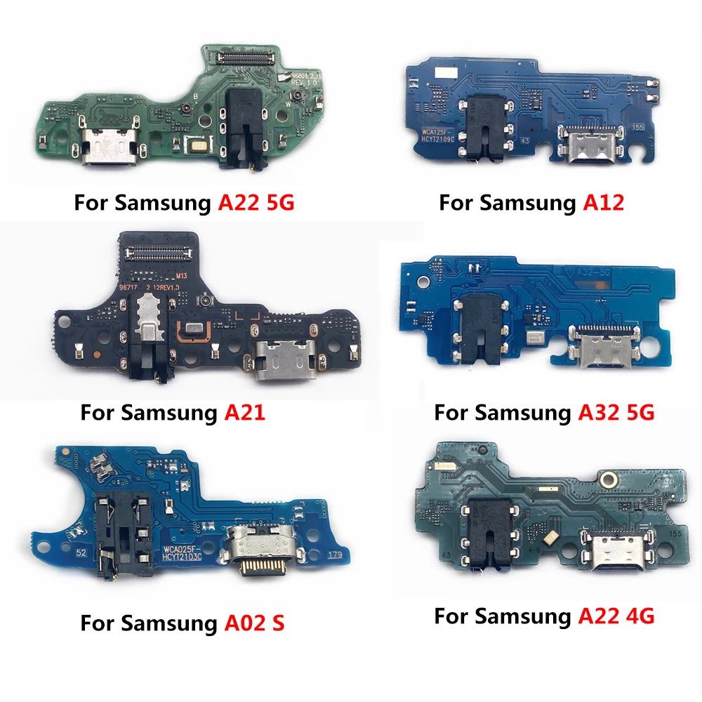 New Micro USB Charging Port Board Dock Connector Flex Cable For Samsung A32 A22 4G 5G A02 A02S A12 A21 A21S A31 A51 A71 M51