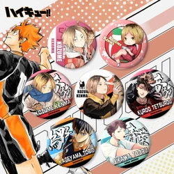 Kenma Kozume Reflective Laser Badge Stationery HD Pattern Cosplay Costumes Props Volleyball Anime Creative Jewelry Toys Gifts