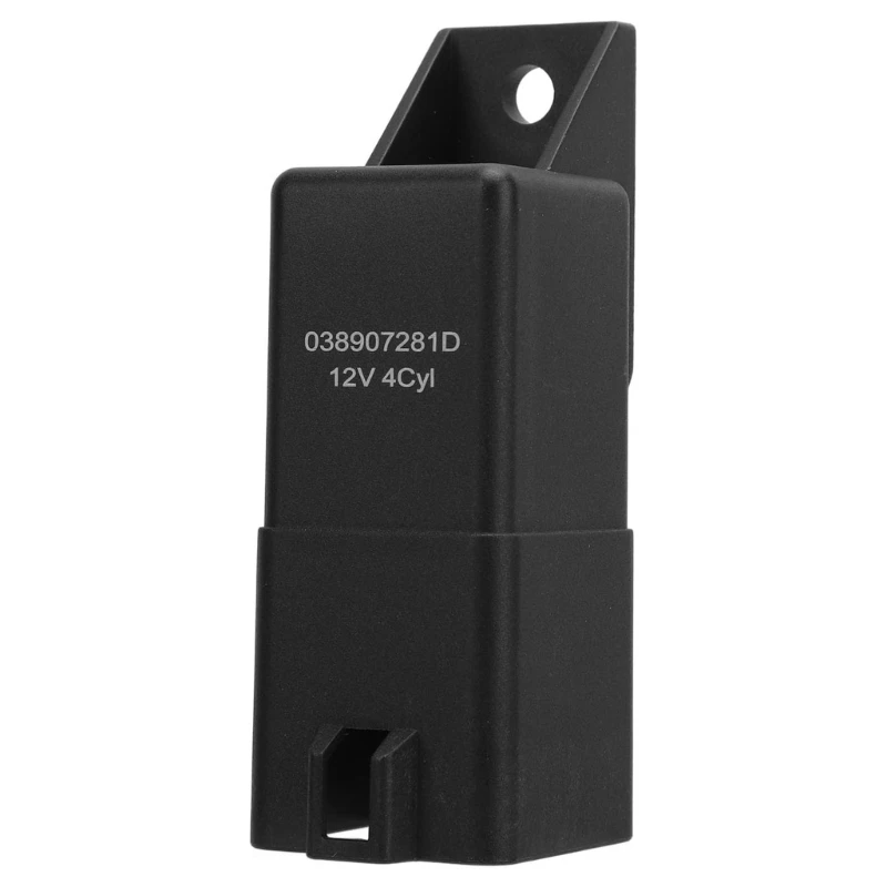 M68B 12V Cold-Start Service Unit 038907281D for Listed Vehicle Start Circuit Work, Single Black Housing Part for Preheat System