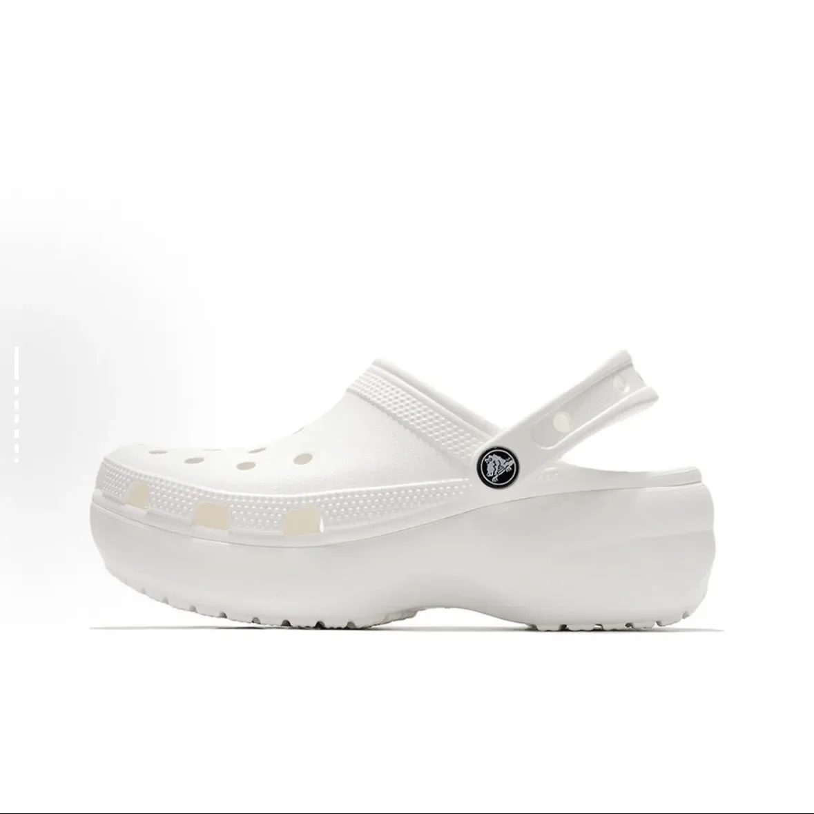 Cloud Hole Cloud Ladies Thick Bottom Sandals Beach Slippers Unisex Slip-On Shoes Visual Leg Slimming EVA Material