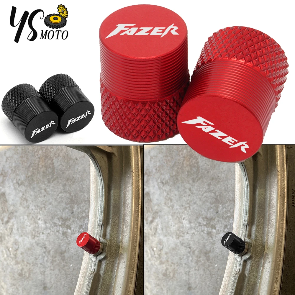 For Yamaha Fazer 250 8 FZ6 FZ8 FZ1 FZS600 Motorcycle CNC Aluminum Accessories Vehicle Wheel Tire Valve Stem Caps Cover Cycle