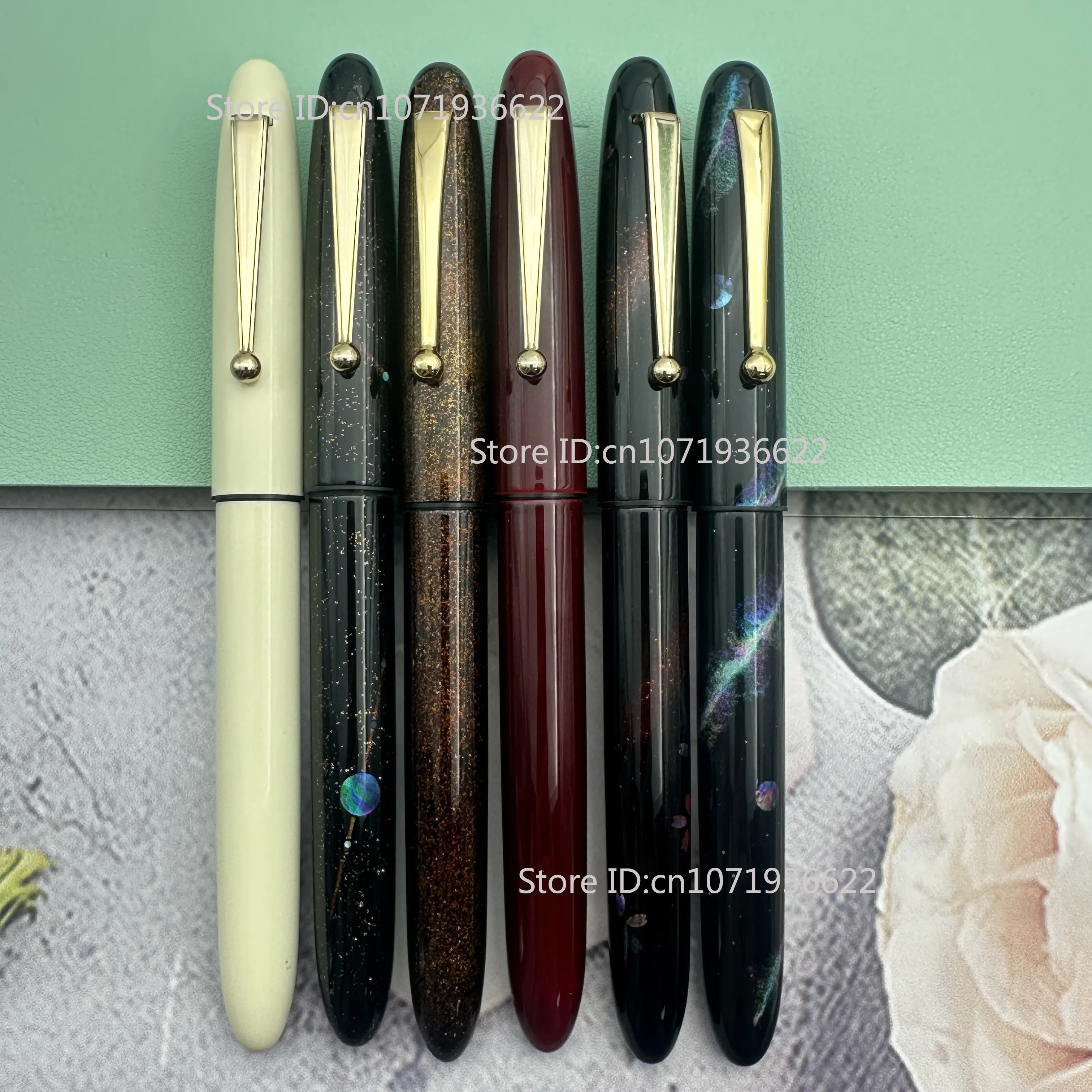 Genius Lacquer Raden أزهار الكرز أم اللؤلؤ ماكي-e قلم حبر برميل للبلاتين 3776 الطيار 912 // 74/743 بحار 21K