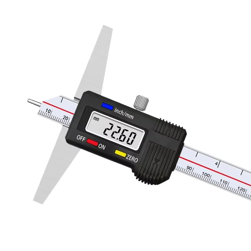 High Precision Probe Digital Depth Gauge Stainless Steel 0-150mm Vernier Caliper